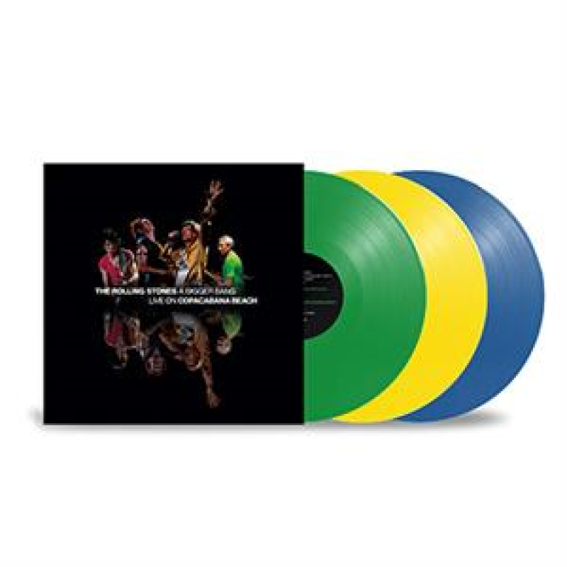 Rolling Stones A Bigger Bang - Live On Copacabana Beach Coloured Vinyl, Limited Edition, Remastered (3LP) 